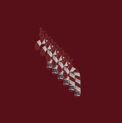 Ornament in Candy Cane Set of six